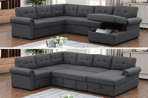 Best Sectional Sleeper Sofa With Storage | Baci Living Room