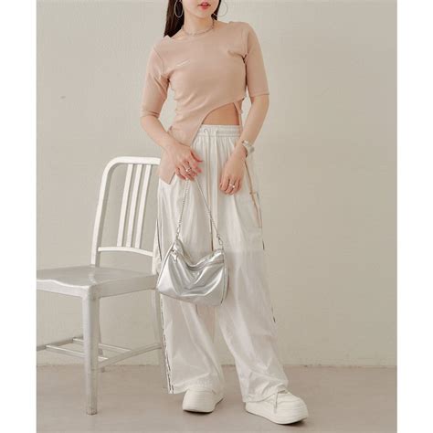 チコ Chico テレコリブアシンメトリーサイドベルトT NUDE アウトレット通販 ロコレット LOCOLET