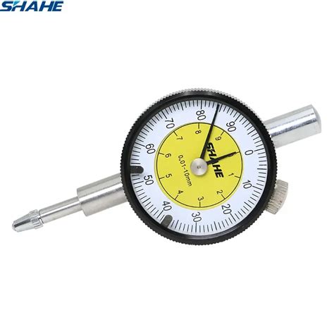 SHAHE MINI Indicador De Dial De 0 10mm Medidor Preciso De 0 01mm De