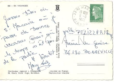 ORIGINAL S S FRENCH Risque Pinup PC Anchor Bikini At The Beach