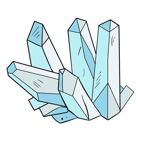 How To Draw A Crystal Cluster Draw the negativity away from you because you should only focus on ...