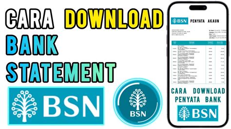 Cara Download Bank Statement Bsn Youtube