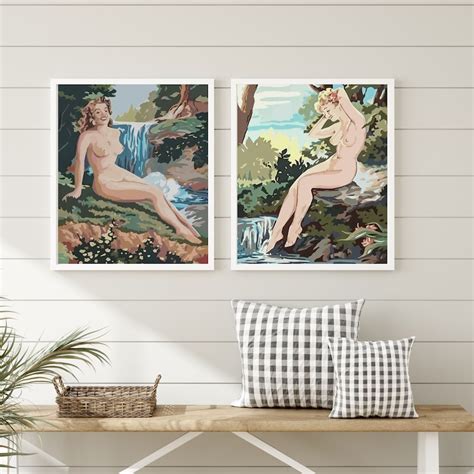 Adult Nude Paint By Number Etsy