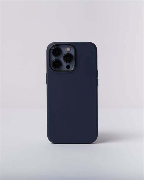 Кожаный чехол для iPhone 13 Pro K-Doo Noble Collection, темно-синий ...
