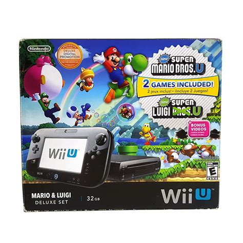 Console Nintendo Wii U Deluxe Set 32GB Preto Nintendo Loja Sport Games