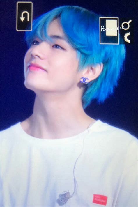 190323 LOVE YOURSELF HONG KONG D3 V TAEHYUNG Taehyung Blue Hair Bts