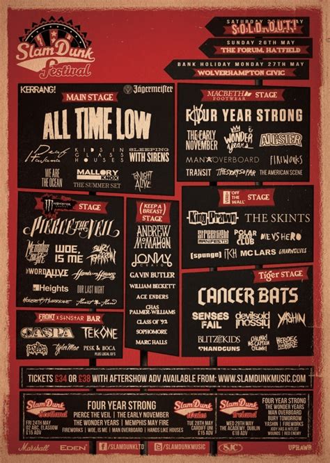 Slam Dunk North Lineups