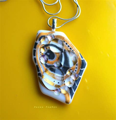 Кулон из стекла, Фьюзинг | Ремесла, Украшения, Бижутерия