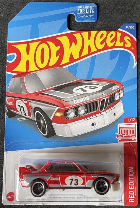 Hot Wheels Red Edition Bmw Csl Race Car Red A Lazada Ph