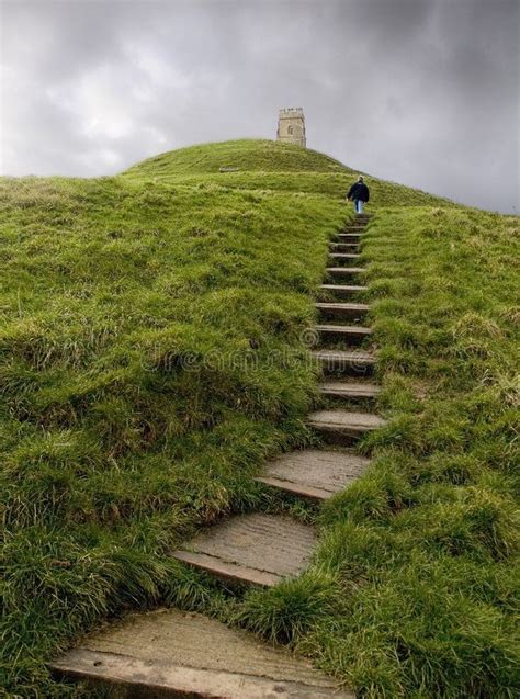 Walk up Glastonbury Tor. Portrait view of the steps leading up glastonbury Tor , #AFFILIATE, # ...