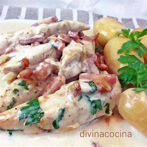 Pollo A La Carbonara Receta De Divina Cocina