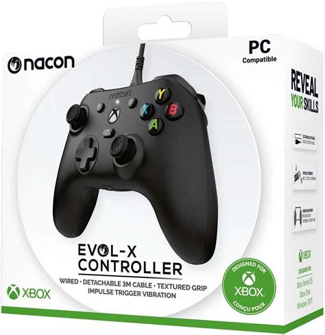 Nacon Manette Filaire EVOL X Pour Xbox Series X S Compatible PC Avec