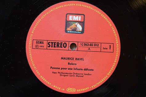 Ravel Bolero Lorin Maazel Lp Emi Ebay