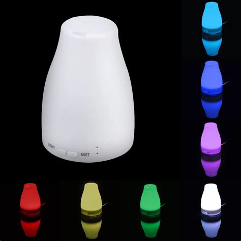 100 Ml Led Lamp Air Humidifier Aroma Diffuser Premium Aroma Humidifier With 7 Color Led