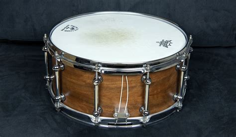 2009 Brady Spotted Gum Ply Snare Drum Not So Modern Drummer