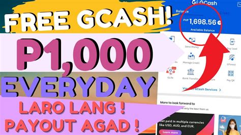 FREE GCASH P1 000 DAY PAYOUT AGAD IN 1 MINUTE 1 HIGHEST PAYING APP