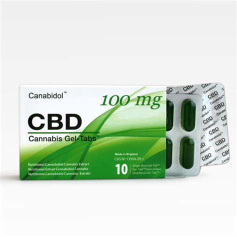 Cbd Gel Tabs™ Canabidol™ 100mg 250mg 500mg 1000mg Ecocig