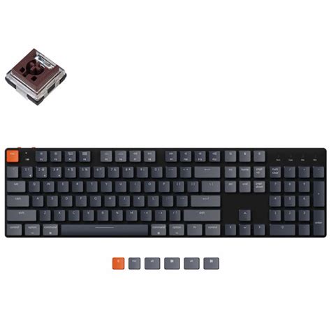 Keychron K SE RGB Backlight Low Profile Keychron Optical Hot Swappable Brown Switch