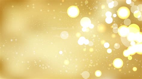 Abstract Gold Blurred Bokeh Background Vector Art