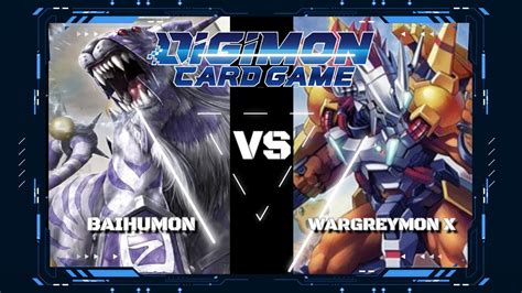 Baihumon Vs Greymon X Digimon TCG BT 9 YouTube