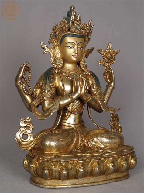 13 Aparmita Copper Sculpture Amitayus Statue From Nepal Exotic