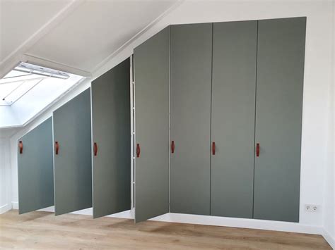 IKEA Sektion Built In Wardrobes For Sloped Ceilings Emma Courtney Home