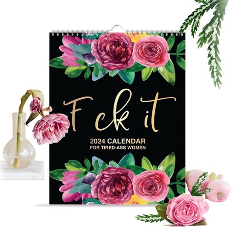 Calendar For Tired Ass Women Wall Calendar For Tired Ass Women Fu