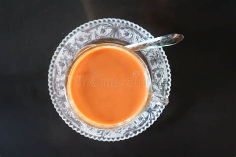 Thai Tea Hot Tea Or Milk Tea Stock Image Image Of Served Beverage 182857521