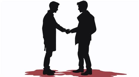 Gay Lovers Couple Silhouette Vector Homosexual Relationship Concept Premium Ai Generated Vector
