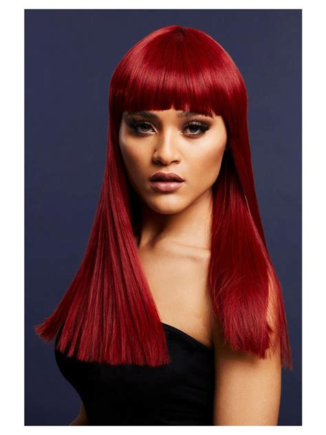 Fever Alexia Wig True Blend Ruby Red Costume Closet