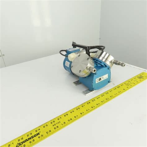 KNF Neuberger UN026 3 STP Diaphragm Vacuum Pump 115V 1PH 2 0A