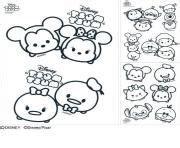 Coloriage Disney Cute Tsum Tsum Jecolorie