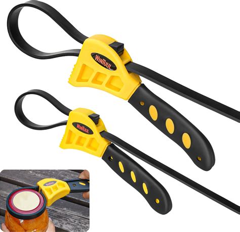 Hepover Strap Wrench Set Universal Rubber Strap Wrench Pcs Oil