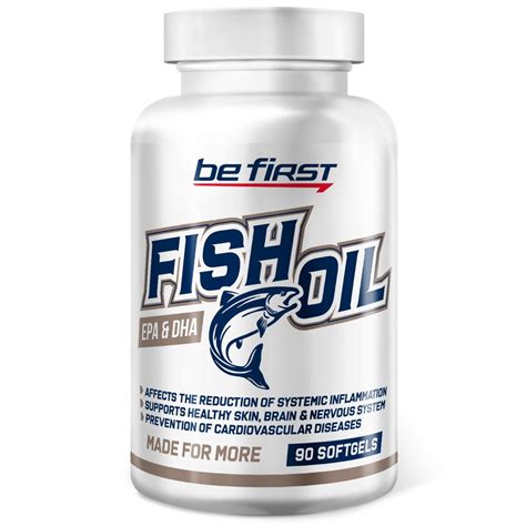 Рыбий жир в капсулах для взрослых омега 3 Be First Fish Oil Omega 3, 90 ...
