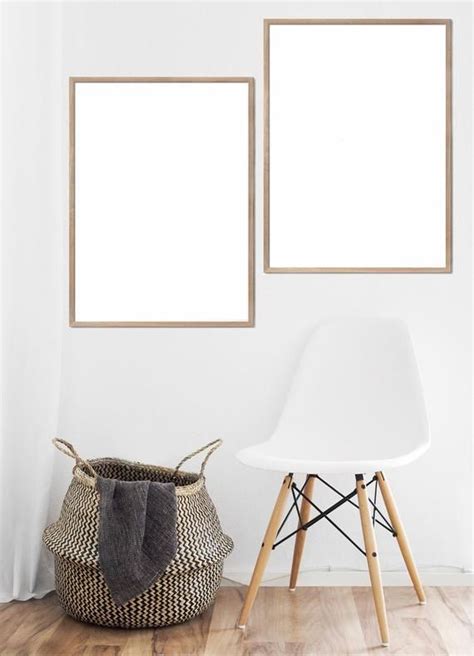 Large Natural Thin Oak Frame Etsy Natural Wood Frames Wood Frame