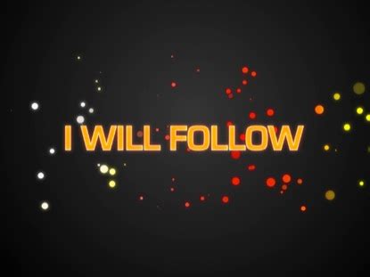 I Will Follow | Amber Sky Records | Song Tracks | WorshipHouse Kids