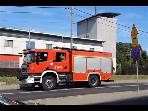 Trąby Wyjazd Alarmowy 331 S 21 GBA 2 6 26 Scania P360 WISS JRG Nr 1