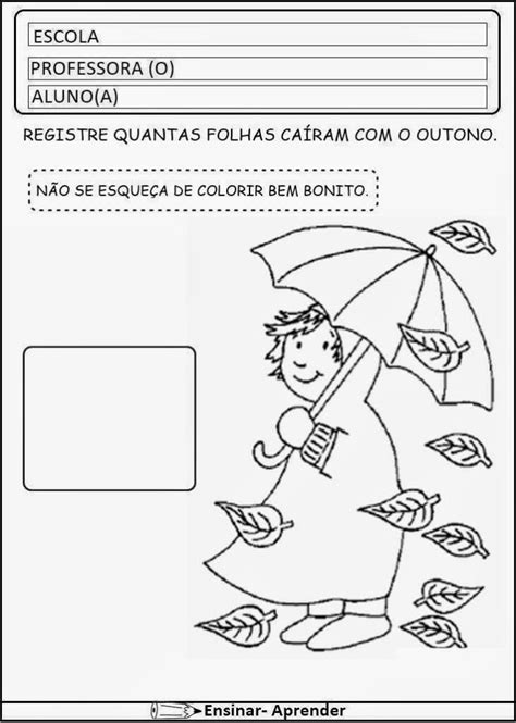 Atividades Para Imprimir Outono EducaÇÃo Infantil E Fundamental — SÓ