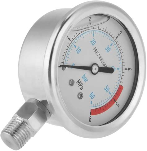 Medidor De Gua Hidr Ulica Pressure Gauge Escala Dupla Off