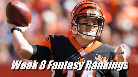 Chicitysports Week 8 Fantasy Football Rankings