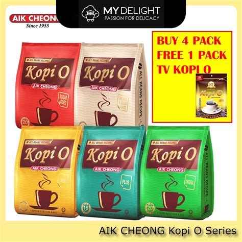 Pack Aik Cheong Kopi O Instant Roast Coffee Kopi O Kosong Series