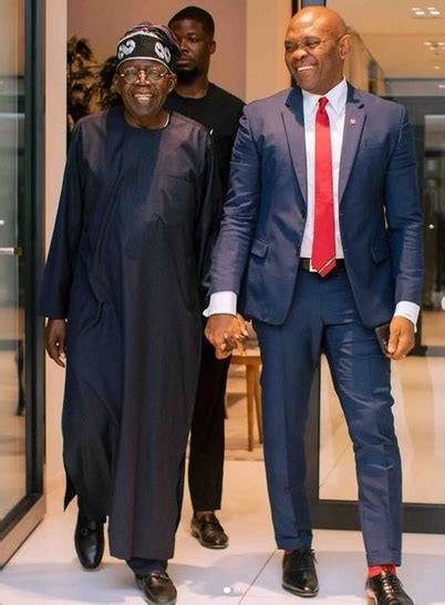 President Elect Bola Tinubu Visits Tony Elumelu Ladun Liadi S Blog