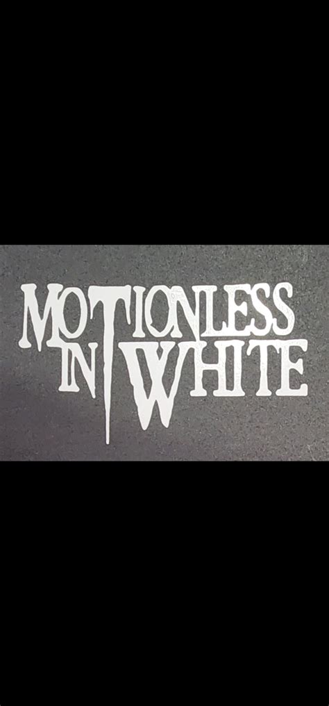 Motionless in White Logo Vinyl Decal Sticker - Etsy