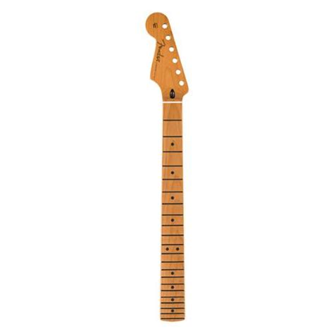 Fender Satin Roasted Maple Stratocaster Left Handed Neck 22 Jumbo Frets 12 Inch Maple Flat Oval