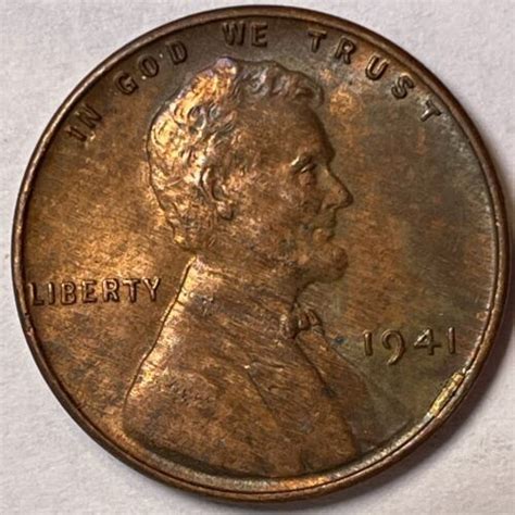 1941 Lincoln Wheat Cent Brilliant Uncirculated BU Coin 9426 EBay