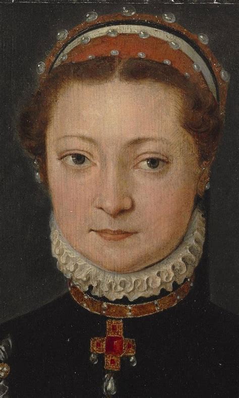 Detail Of Unknown Noblewoman Pourbus 1565 French Hood Images Tudor