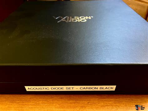 Wilson Audio Acoustic Diode Set In Carbon Black Finish Photo