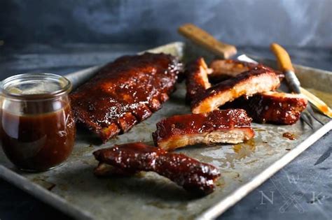 Honey and Bourbon Glazed Ribs