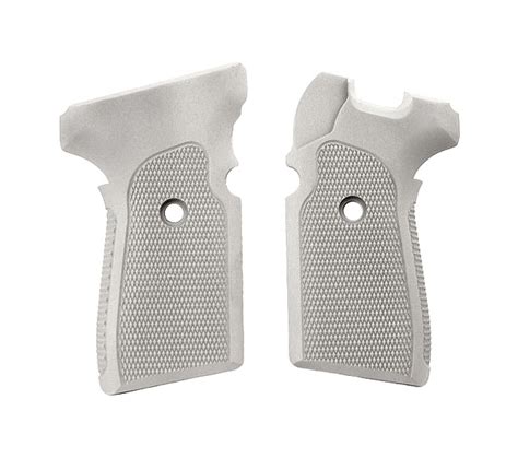 Hogue Extreme Aluminum Grips P239 Checkered Clear Anodized Top Gun