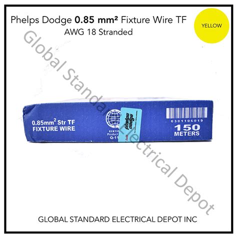 Phelps Dodge Fixture Wire Tf Mm Lead Free Meters